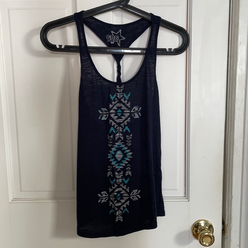 Garage blue tank top. Size: XS